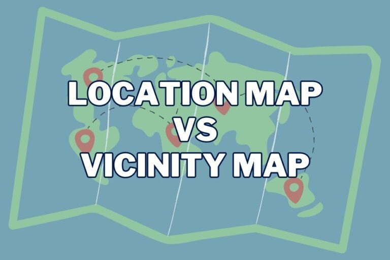 Difference Of Vicinity And Location Map