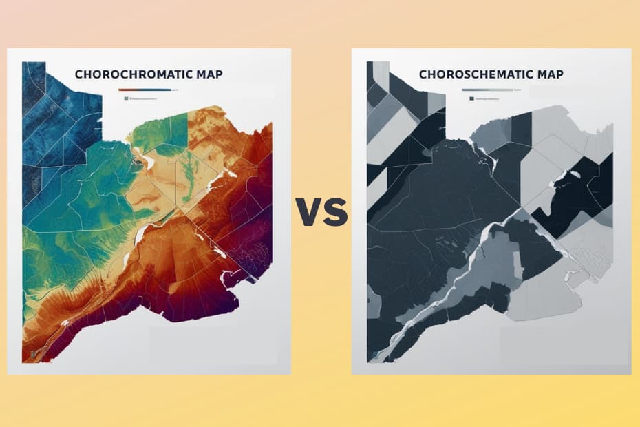 Difference Between Chorochromatic and Choroschematic Map