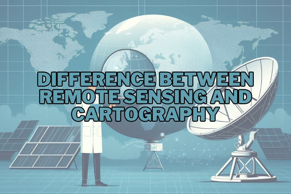 Difference Between Remote Sensing and Cartography