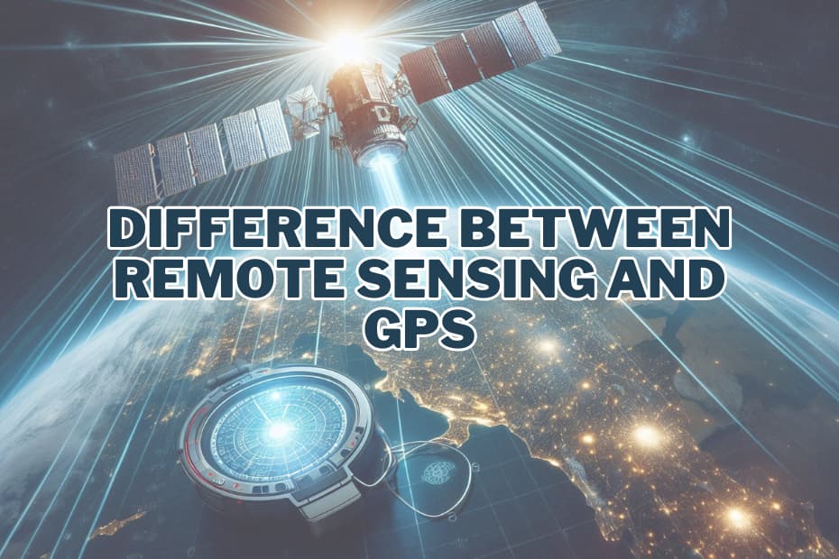 Difference Between Remote Sensing and GPS